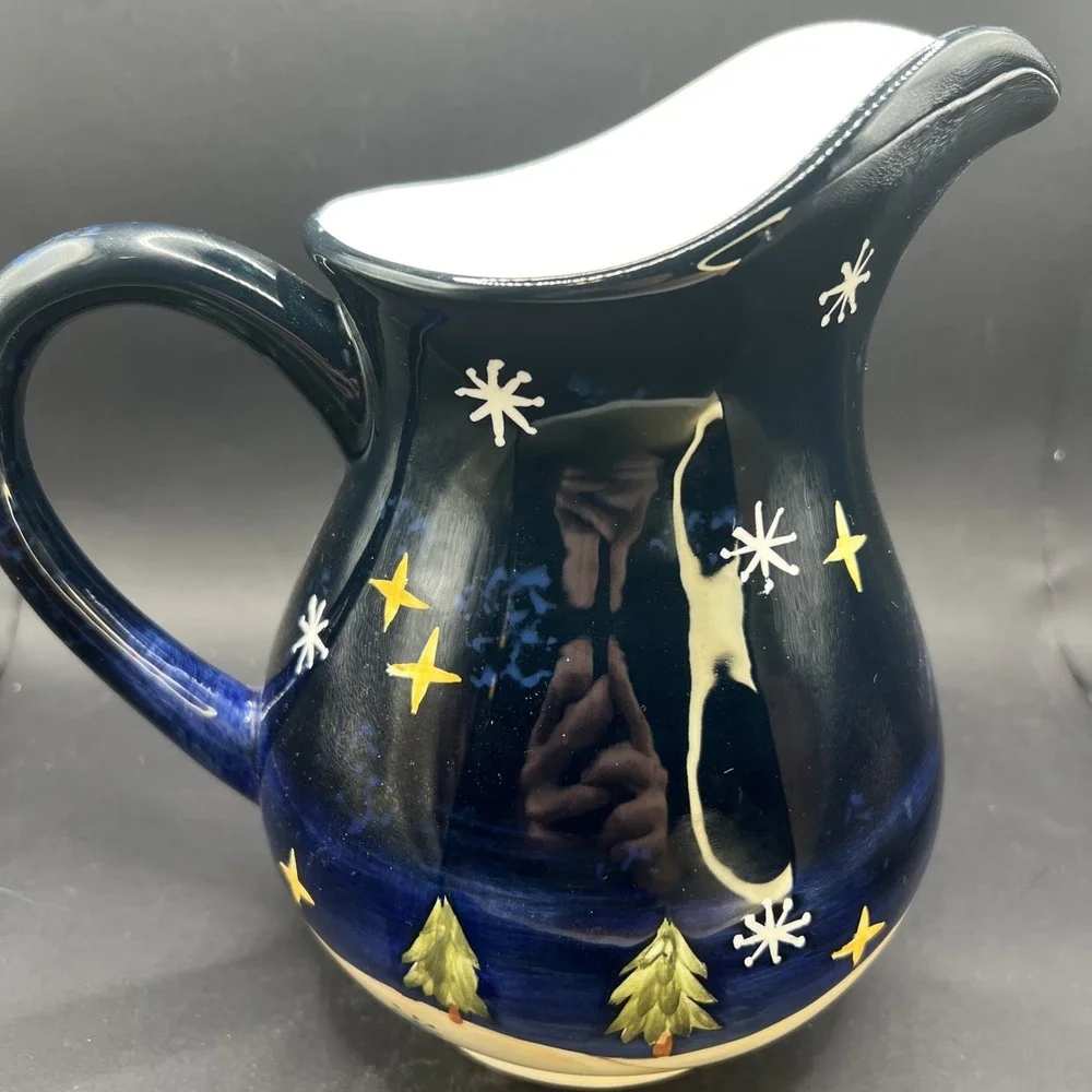 2003 Wongs Winter Wonderland Snowman Pitcher